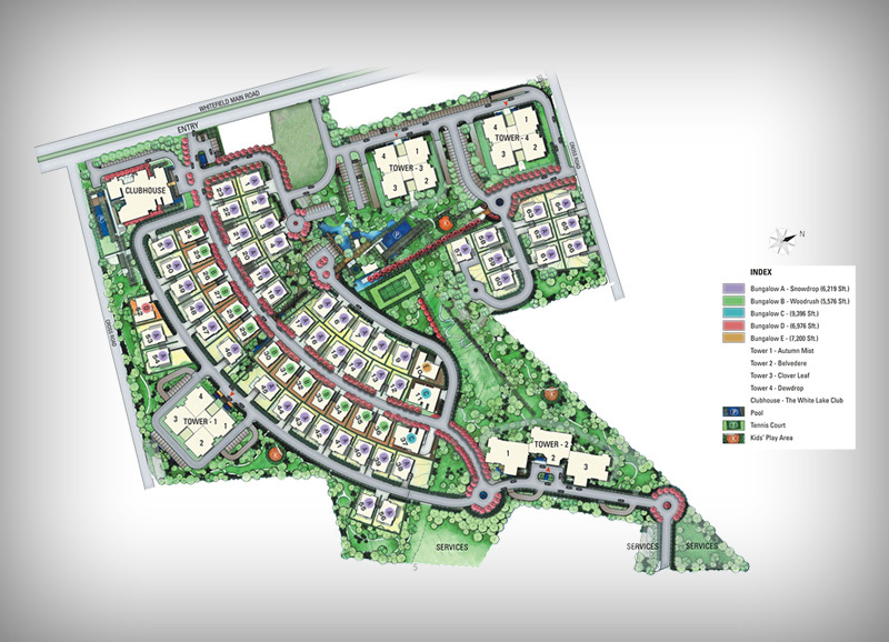 Prestige White Meadows master plan