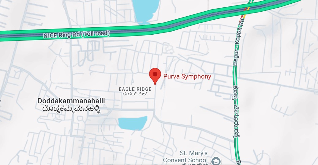 Puravankara Symphony location map