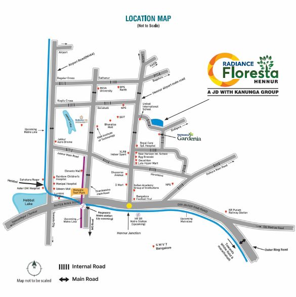Radiance Floresta location map