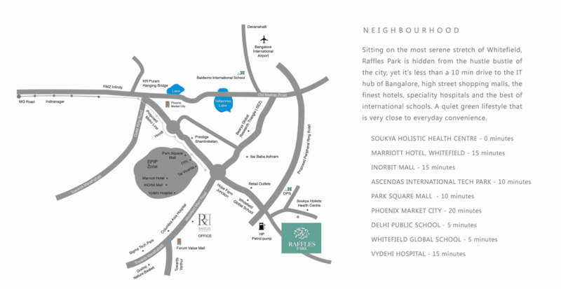 Raffles Park location map
