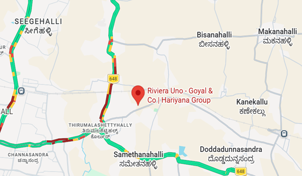 Riviera Uno Villas location map