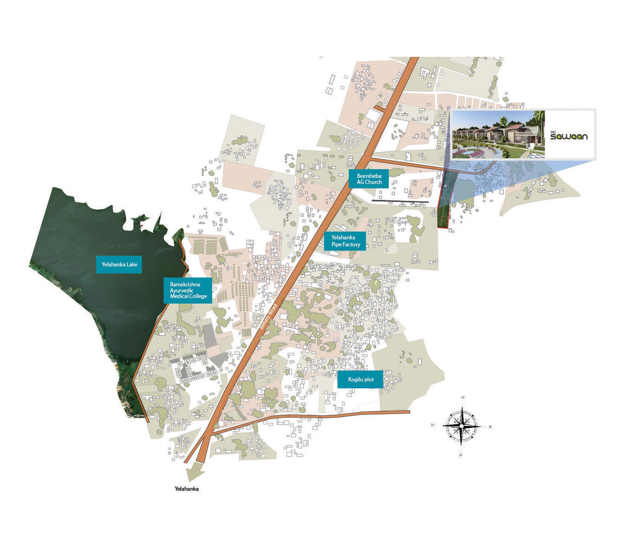 RMZ Sawaan location map