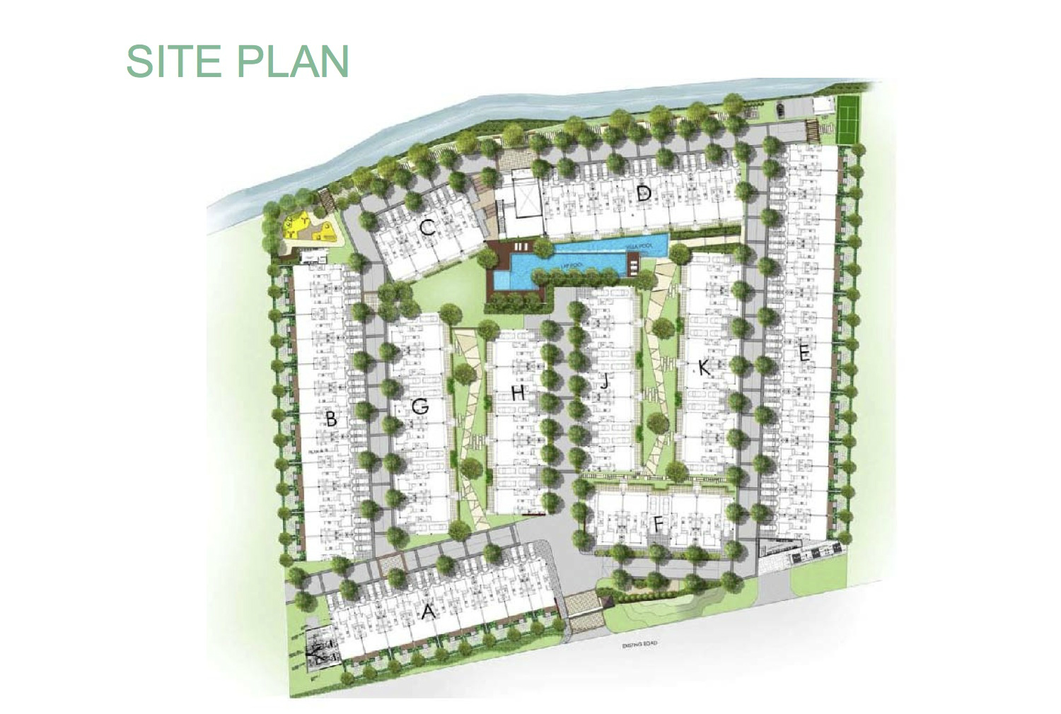 Row Villas Hennur road master plan