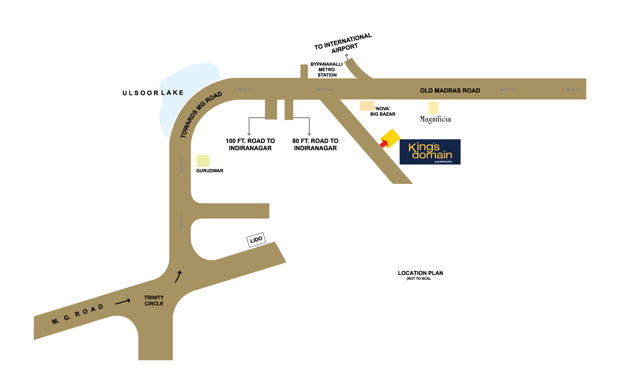 Salarpuria Sattva Kings Domain location map
