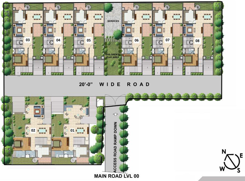 Salarpuria Sattva Kings Domain master plan