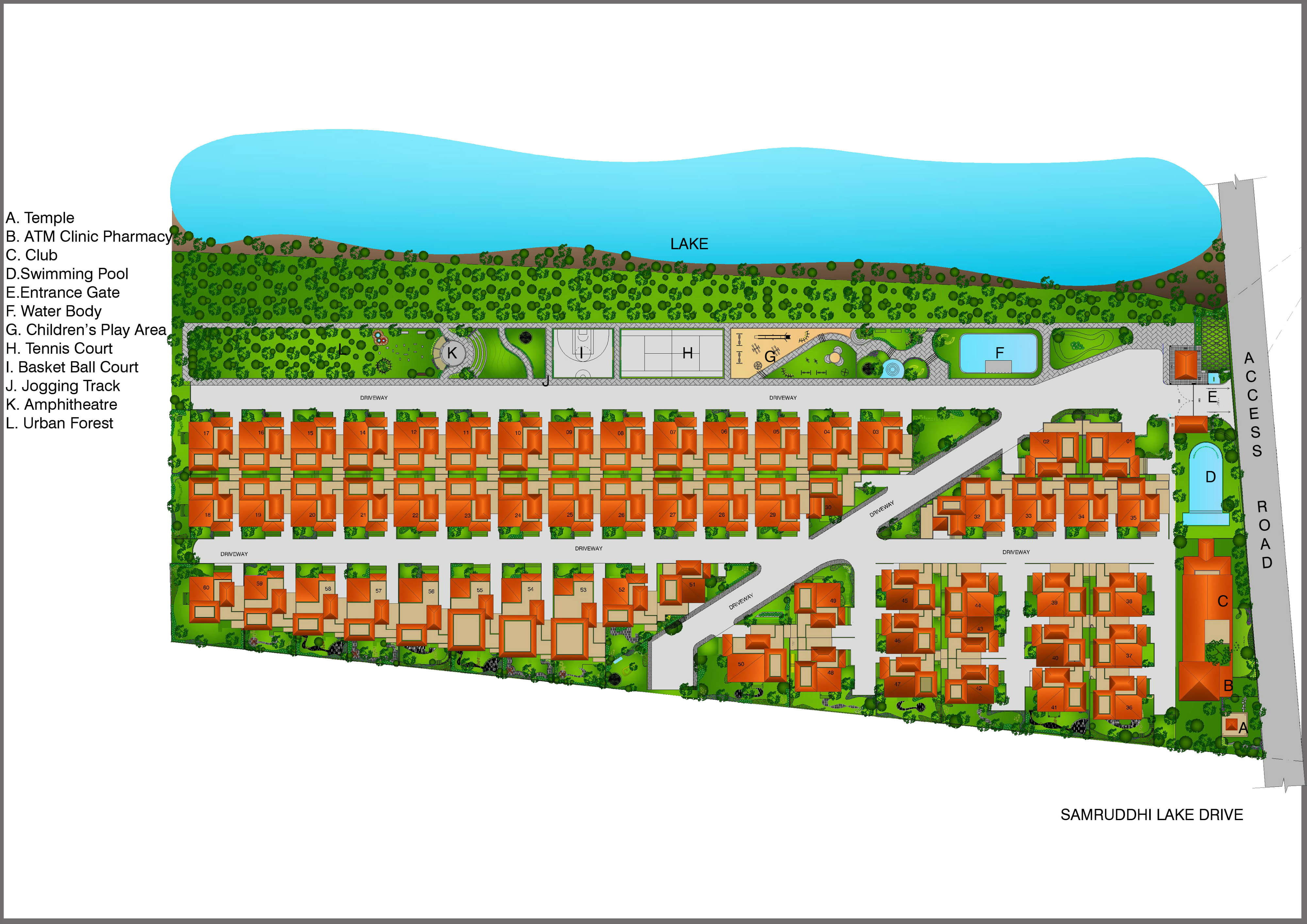 Samruddhi Lake Drive master plan