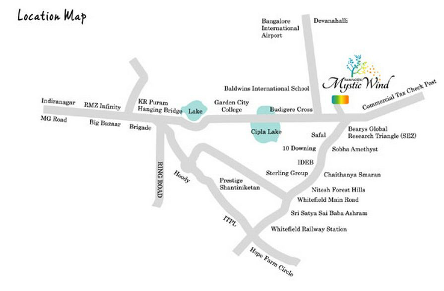 Samruddhi Mystic Wind location map