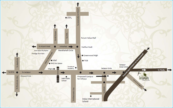 Skylite Serendipity location map