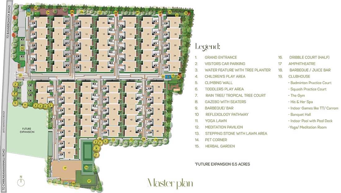 SNN Raj Viviente master plan