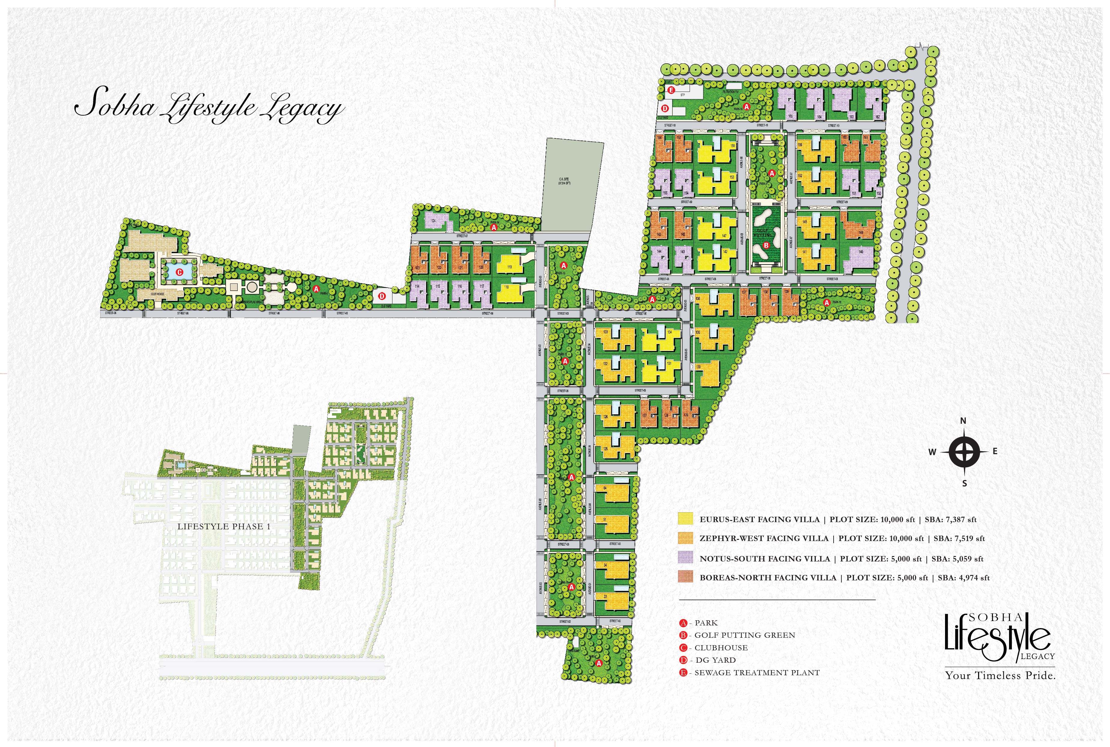 Sobha Lifestyle Legacy master plan