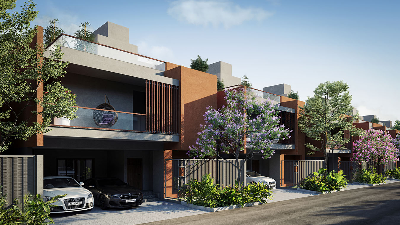 Soulace by Modern Spaces villas in Kada Agrahara Road in Sree Narayana Nagar, off Sarjapur Road in Bengaluru