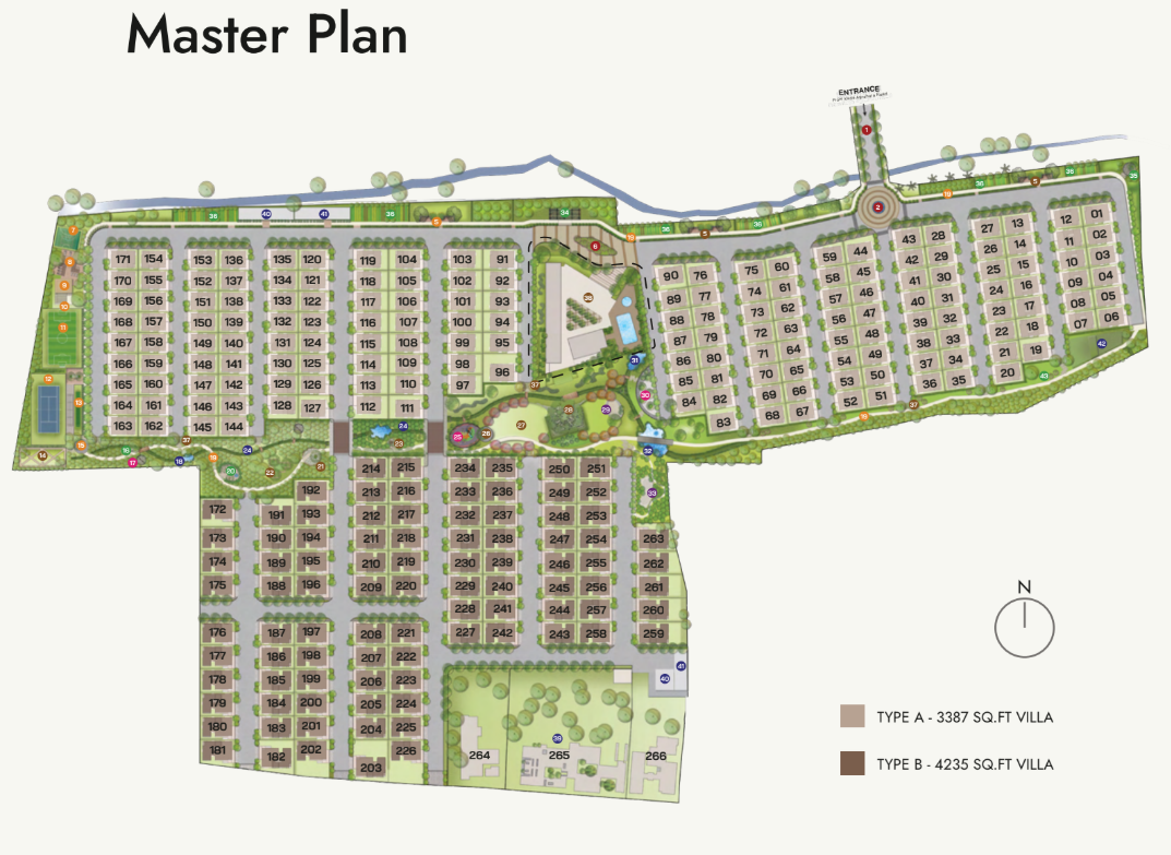 Soulace by Modern Spaces master plan
