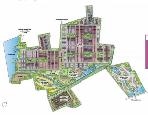 Springs gated community villas Devanahalli master plan
