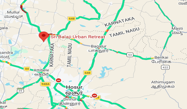 Sri Balaji Urban Retreat location map