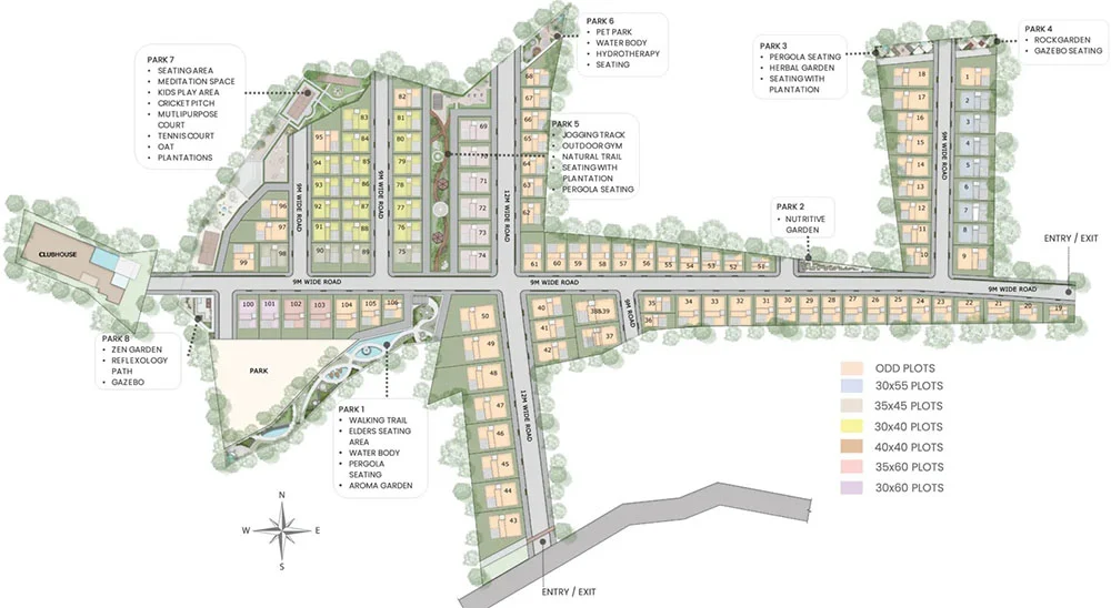 Subha Belgravia Villas master plan