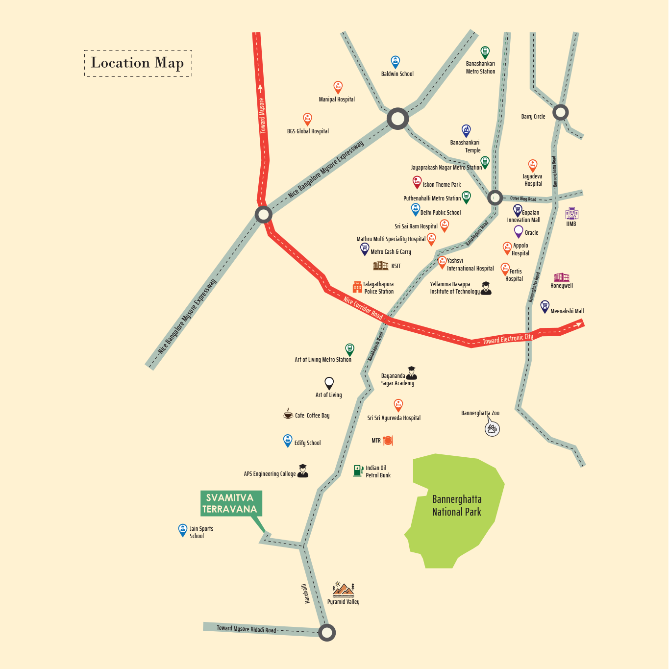 Svamitva Terravana location map