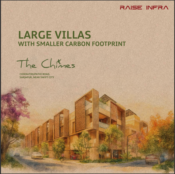 The Chimes by Raise Infra villas in Chikkatirupati Road in Sarjapur, Bengaluru, Karnataka