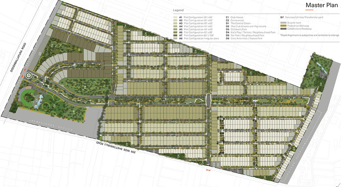 Total Environment Tangled Up in Green master plan