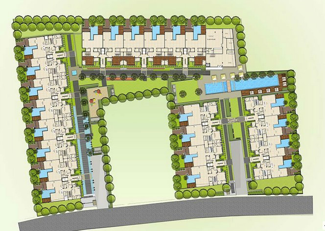 Ultra luxury Villaments Kogilu road master plan