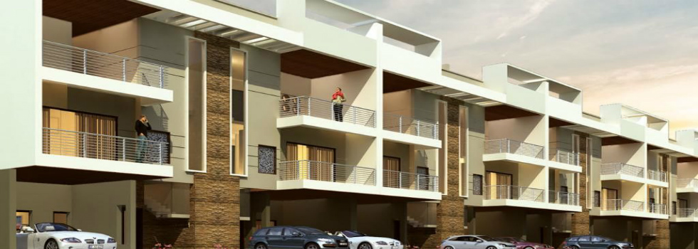 Unishire Esplanade row houses in Thanisandra Main Road, North Bangalore