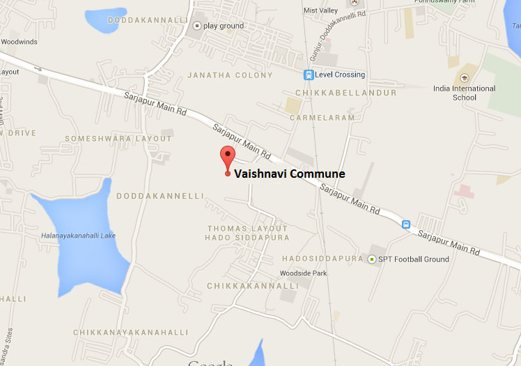 Vaishnavi Commune location map