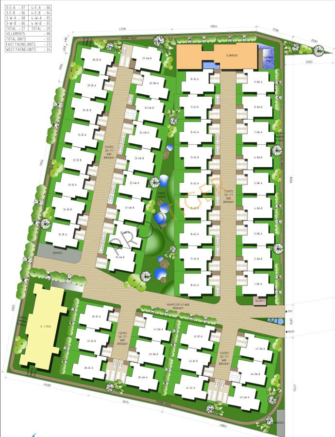 Vaishnavi Commune master plan