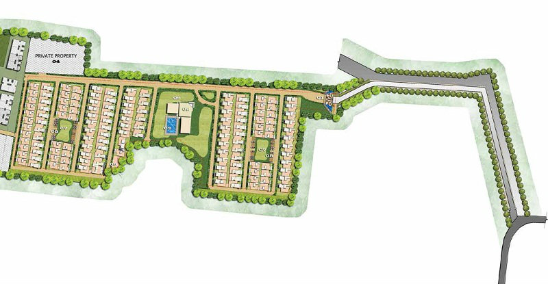Woodside Independent row houses yelahanka master plan