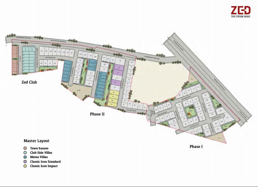 ZED Earth Villa master plan