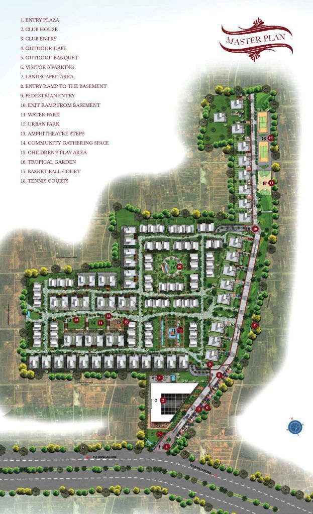 master plan of Gran Carmen Address