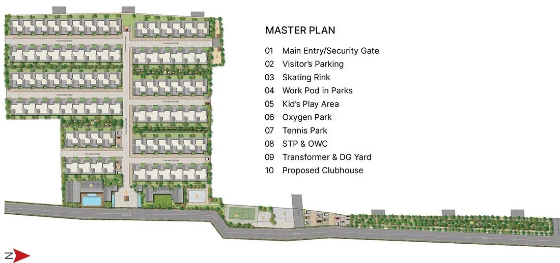 Sobha Oakshire  Master Plan