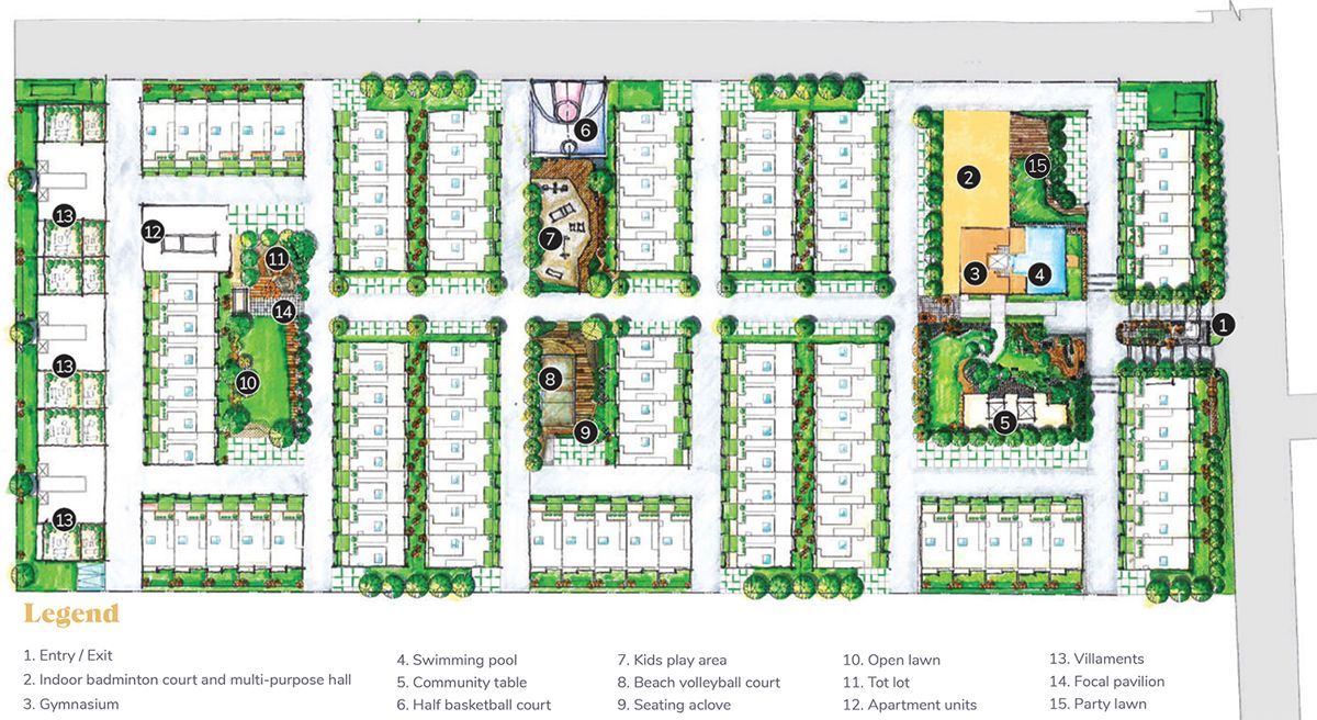 master plan of Assetz Soul & Soil