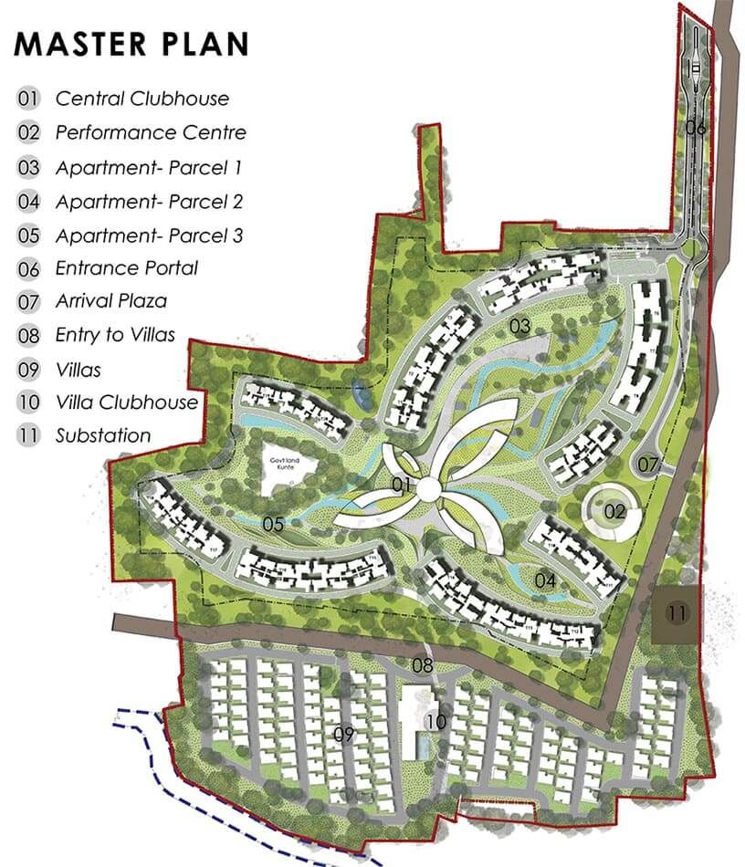 Master Plan of Prestige Park Grove