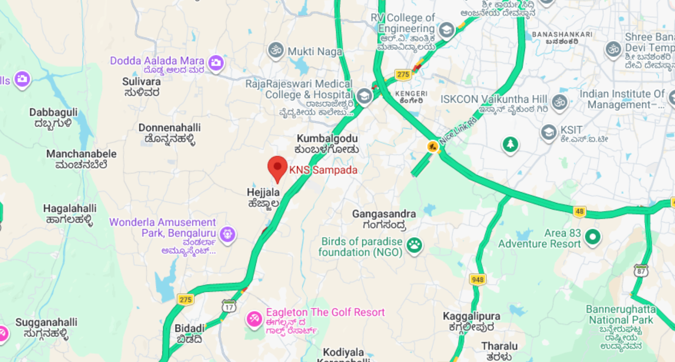 Location of KNS Sampada