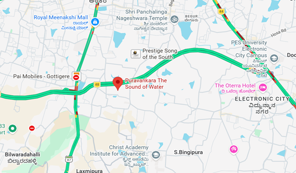 purva symphony sound of water Location Map