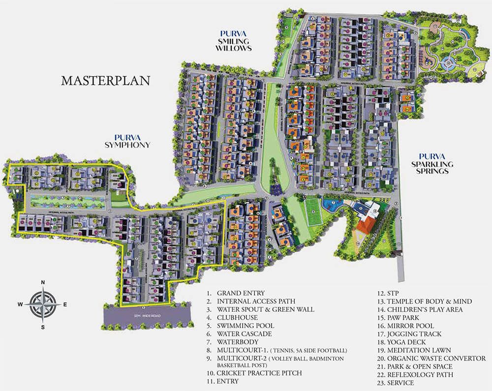 Puravankara Symphony Master Plan