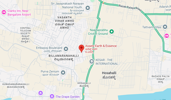 Assetz Earth & Essence Location