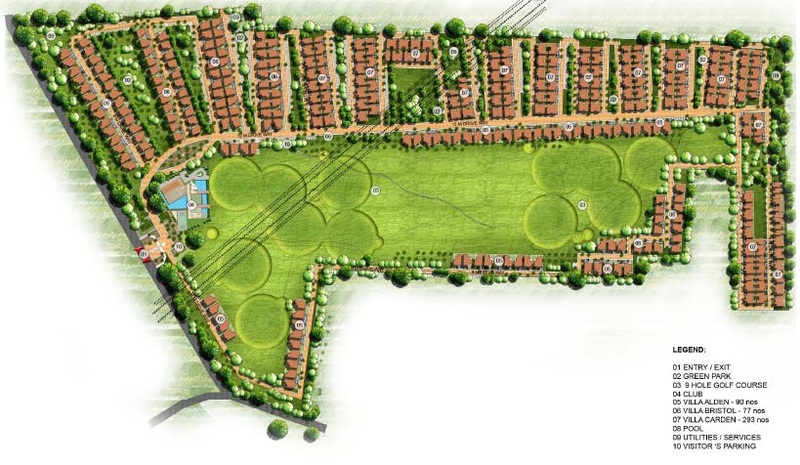 Prestige Augusta Golf Village Old Madras Road Villas